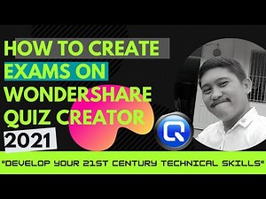 HOW TO CREATE EXAMS ON WONDERSHARE QUIZ CREATOR 2019
