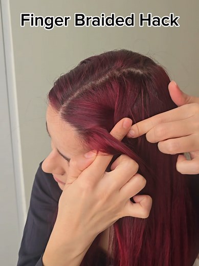 Easy Finger Braiding Hairstyle Tutorial