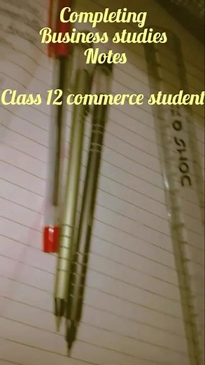 Completing Business studies notes as a CBSE class 12 grader 😶😑