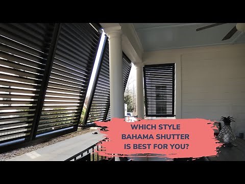 Three Bahama Shutter Options