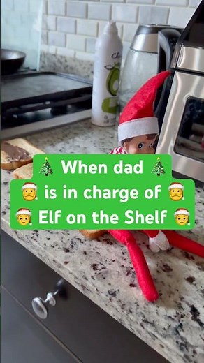 When dad does Elf on the Shelf #shorts #elfontheshelf #christmas #dad #dadjokes