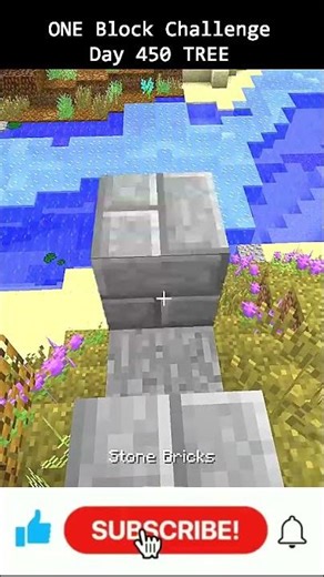 Day 450 Minecraft build challenge - ONE BLOCKS BUILD