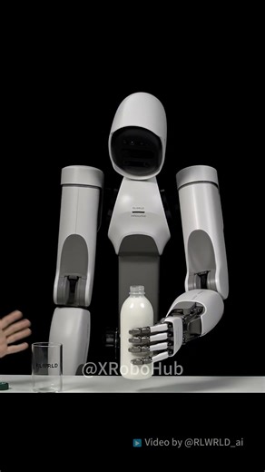 🤖 Why is pouring milk HARD for a robot? Watch ALLEX solve the puzzle! #WIRobotics #humanoid #ai