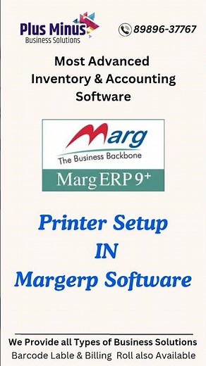 Printer Setup | MargERP Software | Easy Guide | Buy Marg Software