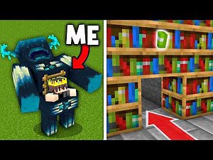 Trolling My Brother with HIDDEN BASES in Minecraft!