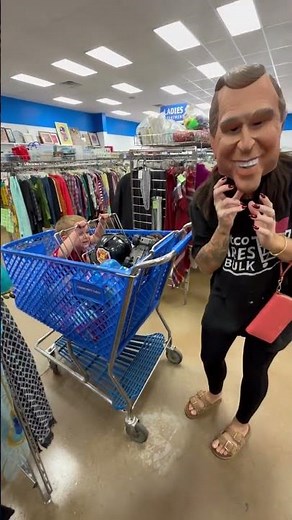 Boy startled by mom’s big head mask prank in Oklahoma, USA