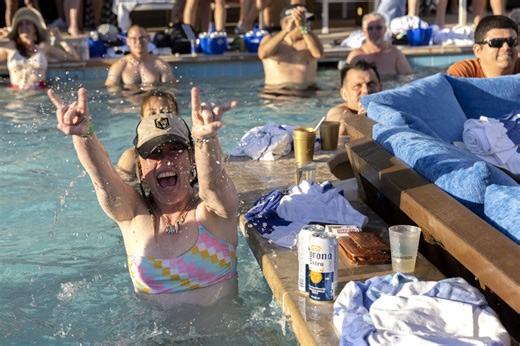 Which resort pools admit Nevada locals?