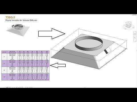 Revitasium | Titus Digital VAV Diffuser Revit Family Pressure Drop Calculations