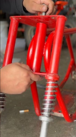 Vintage mini bike frame assembly. Full video on my channel. Subscribe for more!