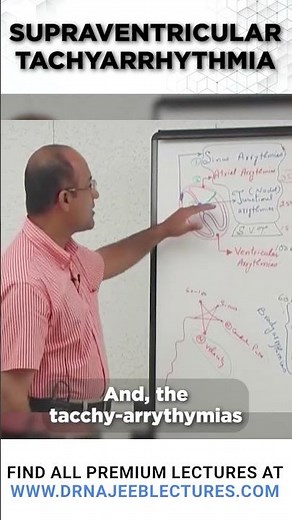 Supraventricular Tachyarrhythmia #drnajeeb #drnajeeblectures ##cardiaccycle
