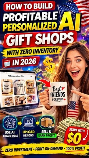 How to Build Profitable AI Personalized Gift Shops With Zero Inventory in 2026 #aitools