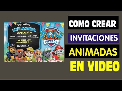 Como crear invitaciones en VIDEO Animadas en PowerPoint