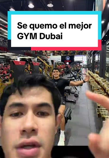 No puede ser que se quemara todo 😭 uno de los gyms mas iconicos del momento. Que bueno que tuve la oportunidad de ir asi que mirense este video completo en mi canal. @binous.gym #binousgym #gymdubai #greenscreen