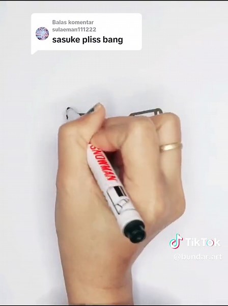 Easy Steps to Draw Sasuke From Naruto | Drawing Tutorial