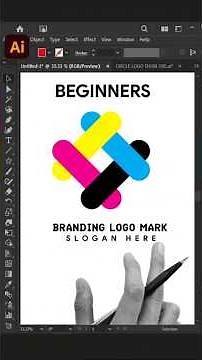 CMYK Logo Design for Printing | Clean Branding Adobe Illustrator 2026 Tips #logo #design #cmyk
