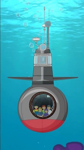 Мультики про подводную лодку - В глубине морской - Мультфильм для детей