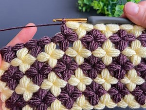 Wow! Super Easy 3D Flower Crochet Baby Blanket 🌸 | Beginner-Friendly Pattern