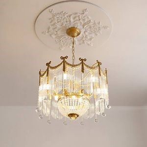 [Hot Item] Moderno Lustre K9 Lámpara colgante de cristal LED clara para decoración de iglesia Decoración del hogar