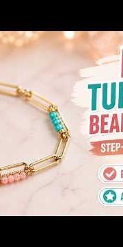 Turquoise Bead Bracelet ✨ #Shorts