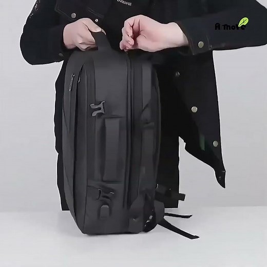 超能裝又好看實用的筆電包推薦! 16寸時尚筆電雙肩後背包 A-MORE