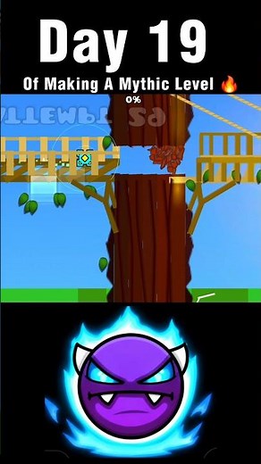 Making A INSANE Level In Geometry Dash Day 19🔥 #geometrydash #gd