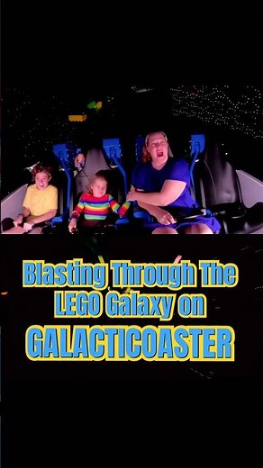 Blasting Through the LEGO Galaxy on GALACTICOASTER at LEGOLAND Florida #legoland #rollercoaster