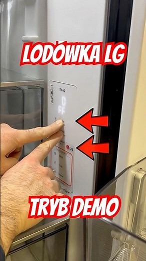 Lodówka LG - Jak włączyć tryb demo? #lg #shorts #ai #lodówka #eco #diy #viral #demomode #fridge