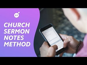 The "Fill-In" Church Sermon Notes Method