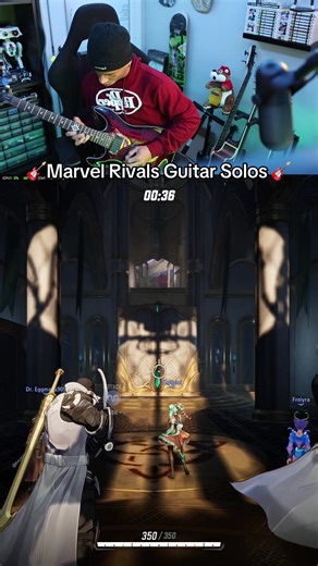 Marvel Rivals Guitar Solos #marvel #marvelrivals #rivalscreate #gaming #guitar @Marvel Rivals @corsair @Razer @canonusa @ASUS @.strandberg* Guitars I need a new guitar PLEASE 😅🙏
