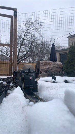 Snowy Train Loop Adventure for Passengers