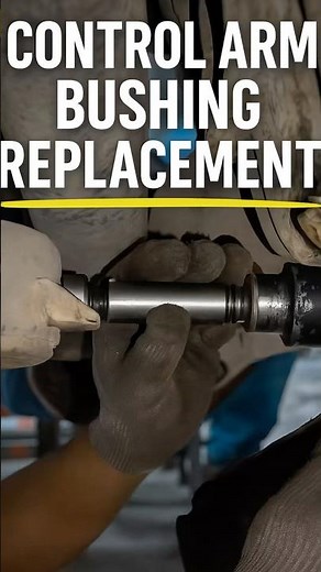 How to Replace a Control Arm Bushing #diy #mechanic
