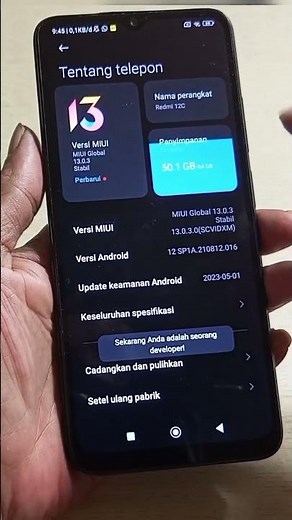 Cara Mode Pengembang Redmi