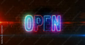 Open source code. Business, shopping, free software and freedom futuristic concept loop concept. Abstract 3d rendering loopable and seamless animation.