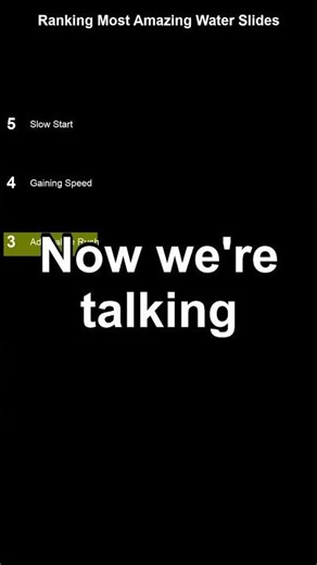 Ranking Most Amazing Water Slides