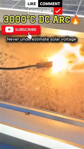 ⚡AC-DC in Solar System 🛑Solar Plant Facts 🤔Unstoppable 🔥DC Fire Fault 💥ROOFTOP #shorts #engineering