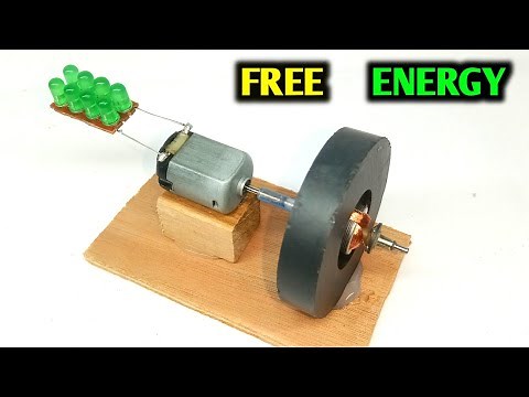 How to make free energy generator using dc motor and magnets | led light project | Sb Craft