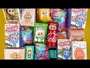 28 AliExpress Labubu Fake Lafufu mystery blind boxes ASMR Unboxing Satisfying Sounds No Talking