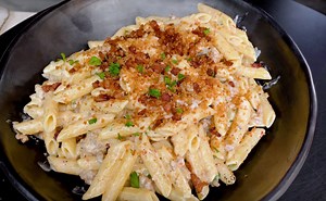 Spicy Sausage Pasta — SAM THE COOKING GUY