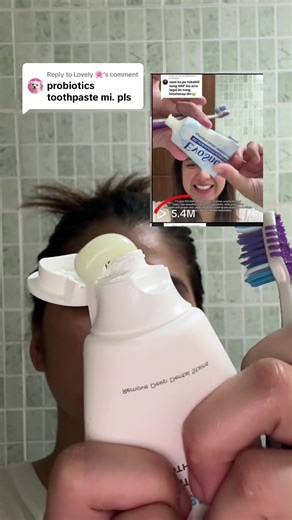 Probiotic Toothpaste for Whiter Teeth and Healthier Gums