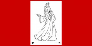 Ghost of Christmas Past Colouring Sheet