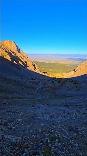 Hiking Sacajawea Peak at Sunset to 9,965 ft elevation (goats on top 🐐) #adventure #hiking #explore