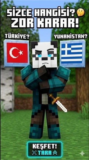 Dünyanın En Zor Bayrak Seçimleri 2 #minecraft #shortsfeed #shorts
