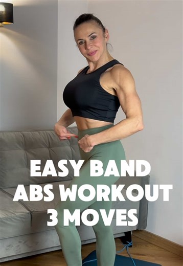 🔥 EASY ABS — ale tylko z nazwy 😄 3 ćwiczenia z gumą oporową na brzuch. Krótko, prosto… i pali od pierwszych powtórzeń 💪 ✔️ 20 powtórzeń każde ✔️ 3 rundy ✔️ przerwa 30 sek Zapisz i zrób później — wróć i napisz, które najbardziej piekło 🔥 #brzuch #treningbrzucha #gumyoporowe #treningwdomu #absworkout :::