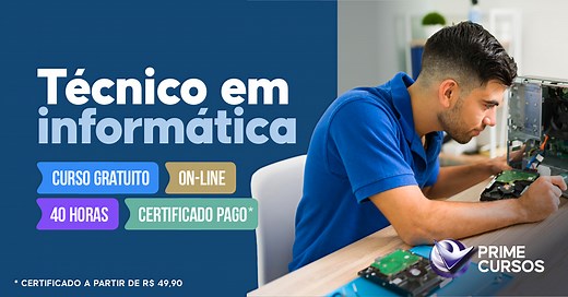 Curso de Técnico em Informática Online Grátis | Prime Cursos