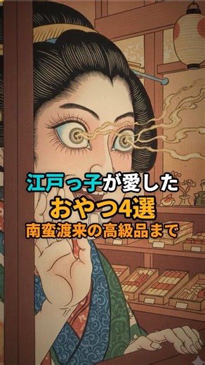 江戸っ子が愛したおやつ4選。コスパ最強スイーツから南蛮渡来の高級品まで