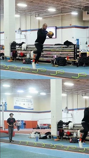 Boost Leg Drive: Single Leg Hops with Medicine Ball!