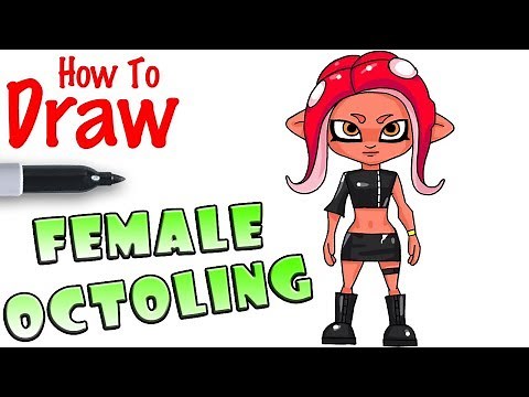 How to Draw Female Octoling | Splatoon