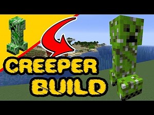 Minecraft Creeper - Creeper Statue Build - Creeper Statue Build PS4, XBox, PC, Pocket Editio, Switch