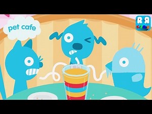 Baby Fun Game Sago Mini Pet Cafe - Best App for Kids Learn Colors and Food