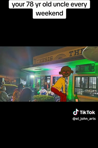 Funny Animation of Your 78-Year-Old Uncle Every Weekend